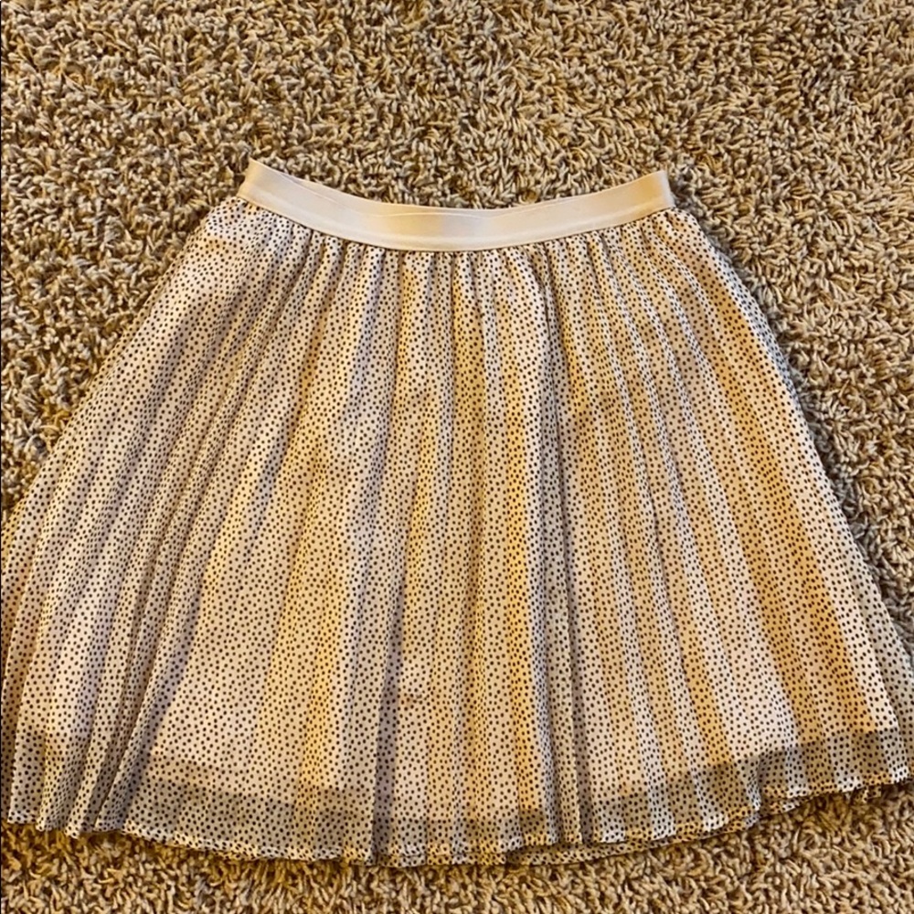 cute light brown skirt with tiny polka-dots